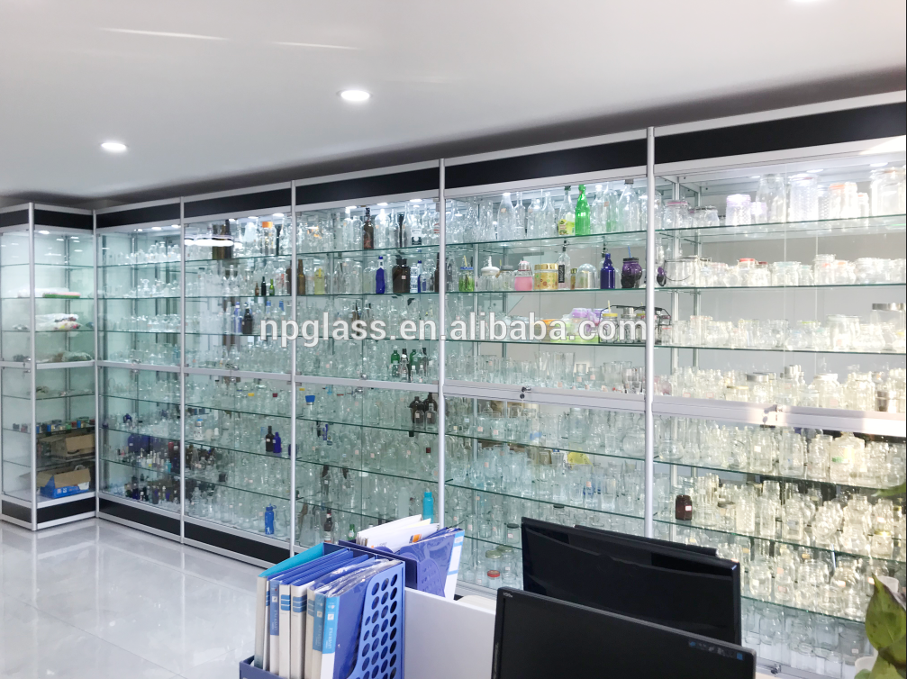 500ml handle crystal glass jug with plastic cover