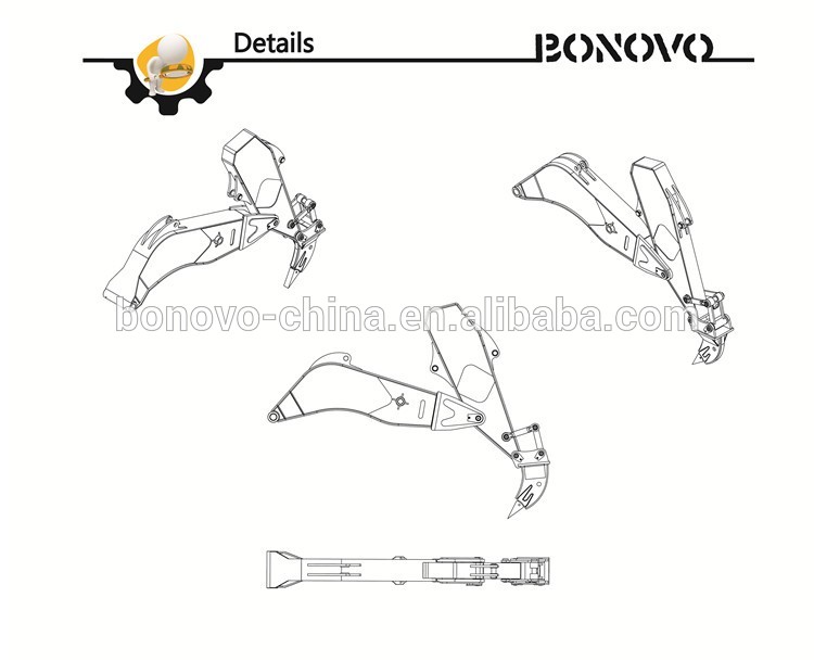 Bonovo Excavator Long Reach Arm and Boom