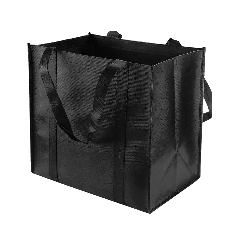 Eco Colorful Laminated PP Cheap Foldable Sewing Non Woven Shopping Print Tote Grocery Bag