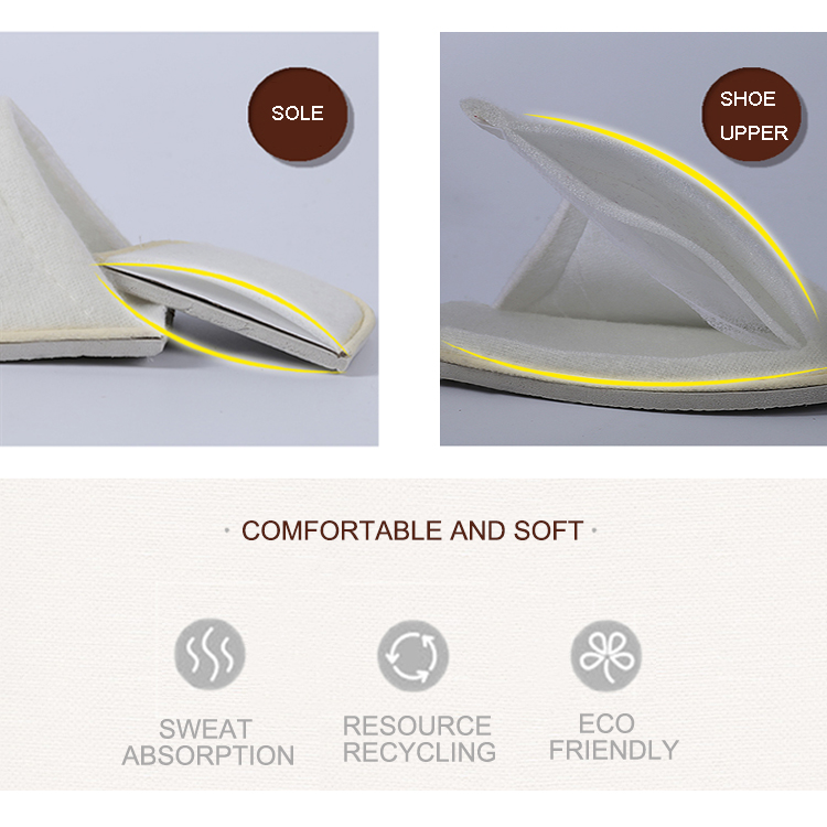 Hotel foot massage shop hospital public health places with disposable slippers can be customized logo