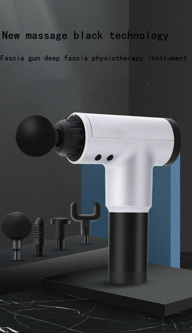 Explosive electric fascia gun whole body massage gun muscle Meridian depth relief pain relaxer vibration impact gun