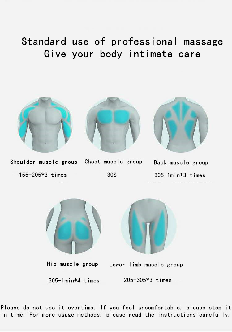 Explosive electric fascia gun whole body massage gun muscle Meridian depth relief pain relaxer vibration impact gun