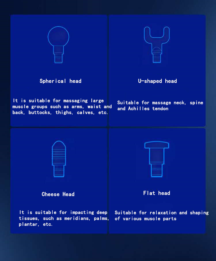 Explosive electric fascia gun whole body massage gun muscle Meridian depth relief pain relaxer vibration impact gun