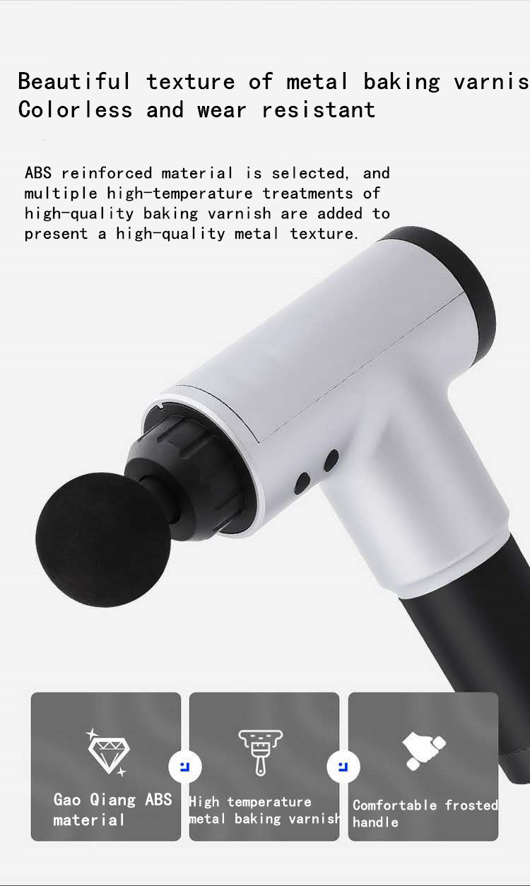 Explosive electric fascia gun whole body massage gun muscle Meridian depth relief pain relaxer vibration impact gun