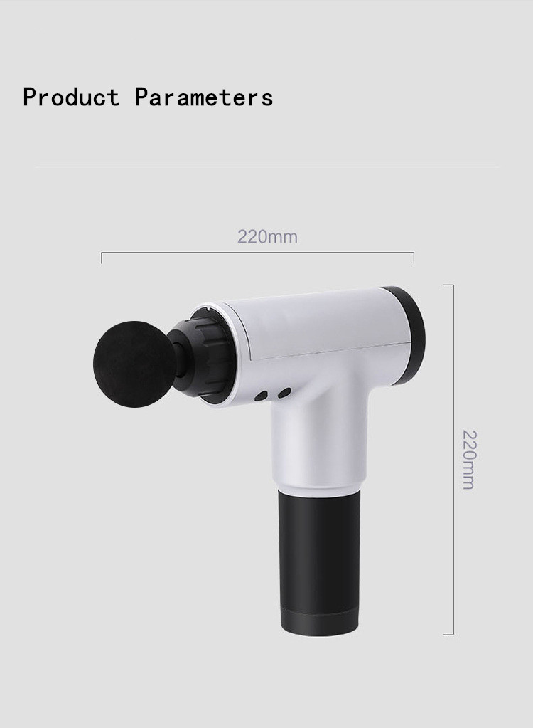 Explosive electric fascia gun whole body massage gun muscle Meridian depth relief pain relaxer vibration impact gun
