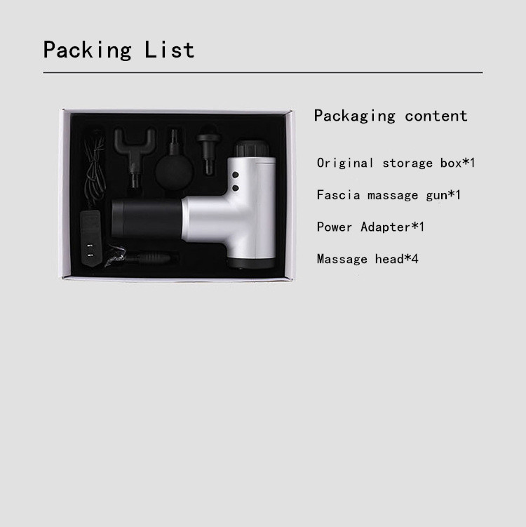 Explosive electric fascia gun whole body massage gun muscle Meridian depth relief pain relaxer vibration impact gun