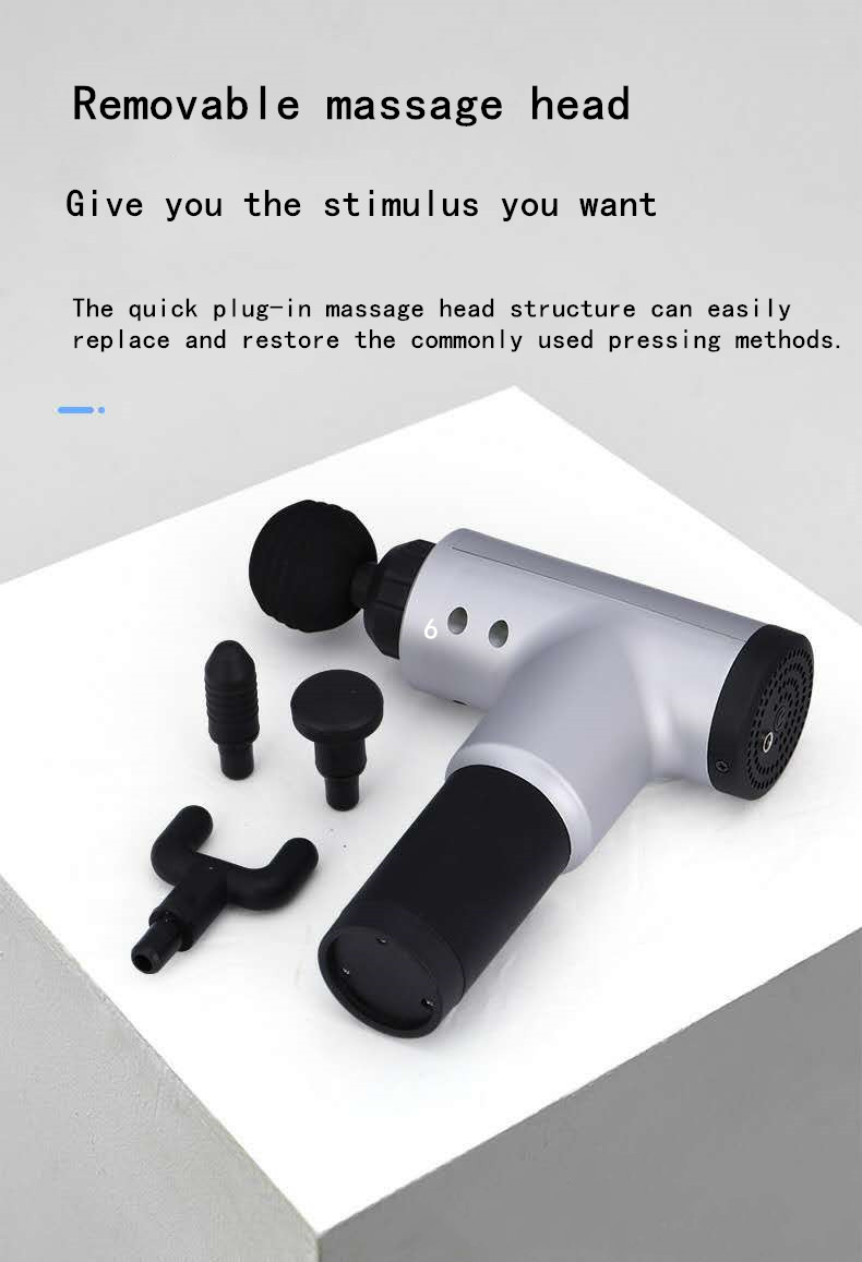 Explosive electric fascia gun whole body massage gun muscle Meridian depth relief pain relaxer vibration impact gun
